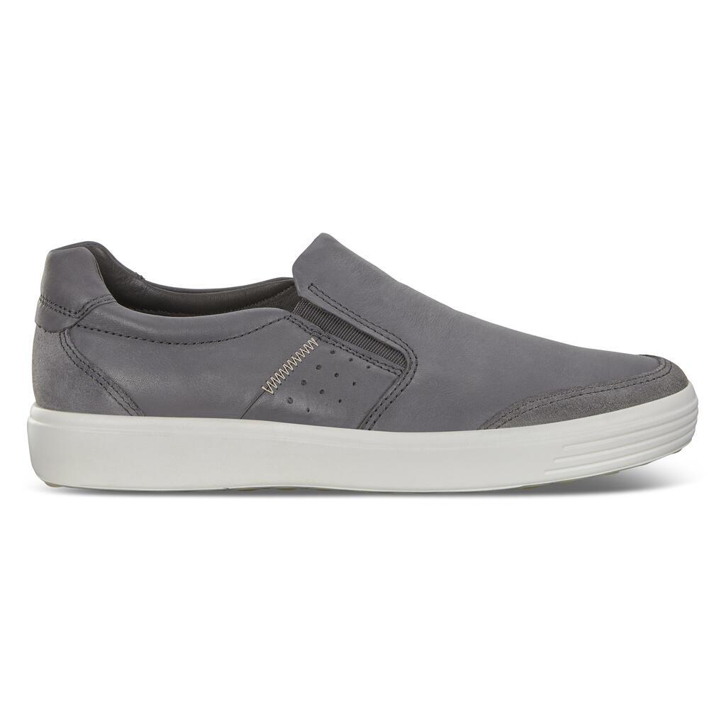 Baskets Ecco Soft 7 Homme Titane Foncé / Grise 6893-TSRDH